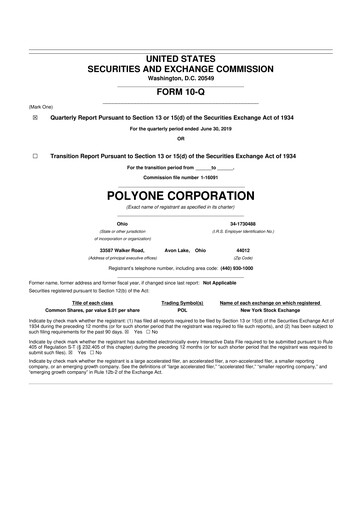 Miniature Avient 10-Q Rapport trimestriel 2019 