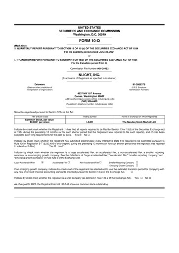 Thumbnail nLIGHT 10-Q Quarterly Report FY2021 