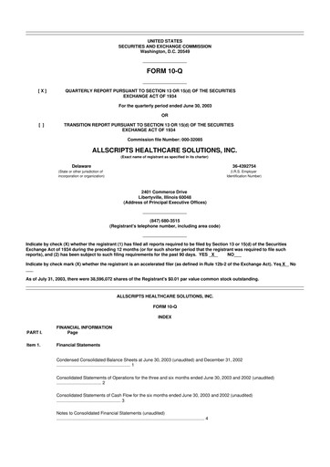 Thumbnail Veradigm 10-Q Quarterly Report FY 