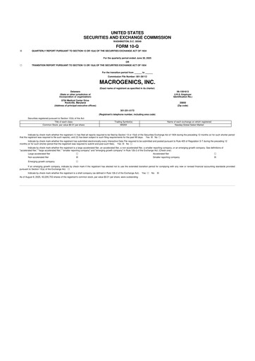 Thumbnail MacroGenics 10-Q Quarterly Report FY2025 