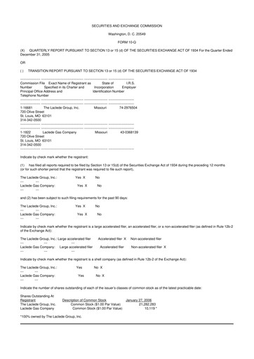 Thumbnail Spire Inc. 10-Q Quarterly Report FY 