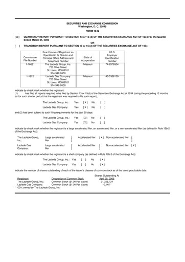 Thumbnail Spire Inc. 10-Q Quarterly Report FY 