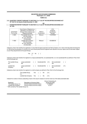 Thumbnail Spire Inc. 10-Q Quarterly Report FY 