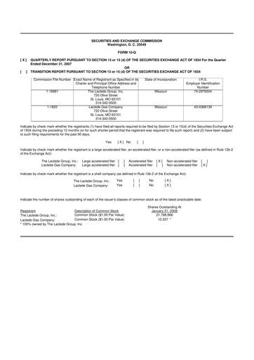 Thumbnail Spire Inc. 10-Q Quarterly Report FY 