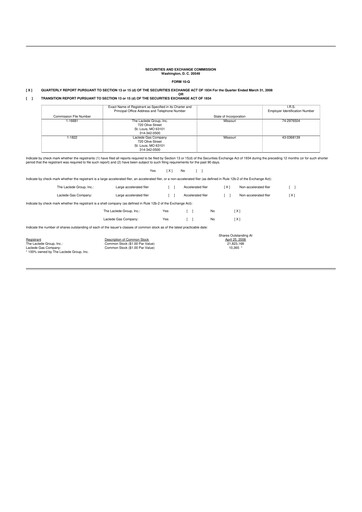 Thumbnail Spire Inc. 10-Q Quarterly Report FY 