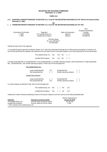 Thumbnail Spire Inc. 10-Q Quarterly Report FY 