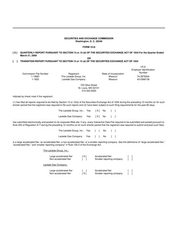Thumbnail Spire Inc. 10-Q Quarterly Report FY 