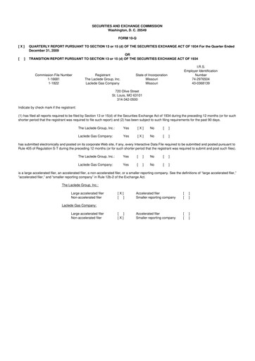 Thumbnail Spire Inc. 10-Q Quarterly Report FY 