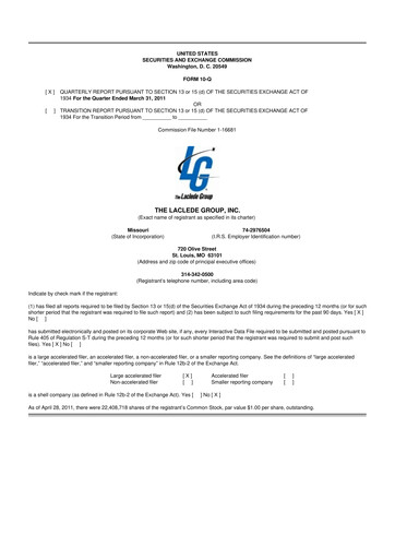 Thumbnail Spire Inc. 10-Q Quarterly Report FY2011 