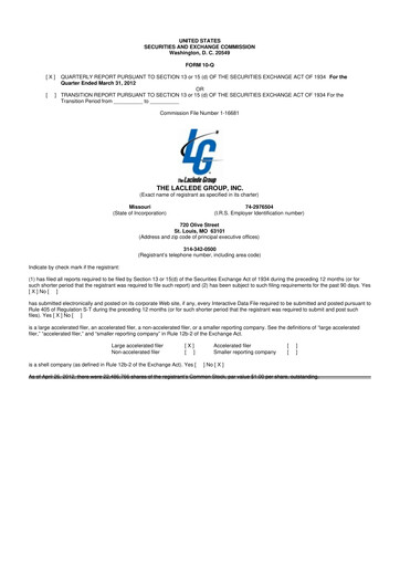 Thumbnail Spire Inc. 10-Q Quarterly Report FY2012 