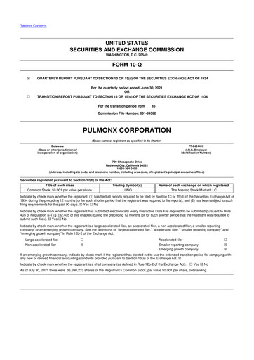 Thumbnail Pulmonx 10-Q Quarterly Report FY2021 