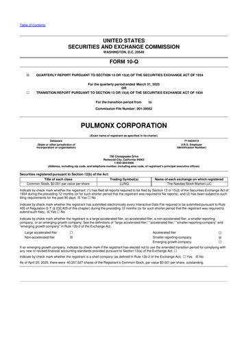 Thumbnail Pulmonx 10-Q Quarterly Report FY2025 