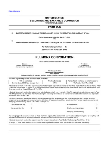 Thumbnail Pulmonx 10-Q Quarterly Report FY 