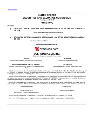 Miniature Bed Bath & Beyond 10-Q Rapport trimestriel 2013 