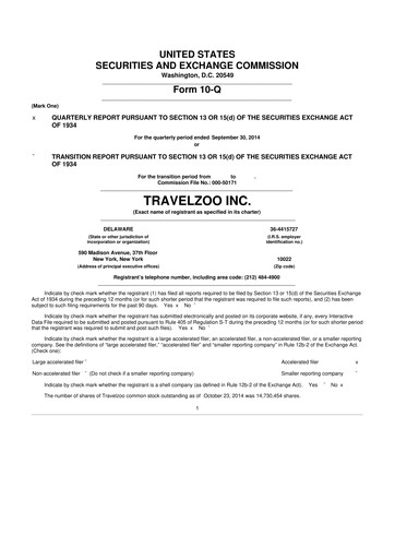 Thumbnail Travelzoo 10-Q Quarterly Report FY2014 