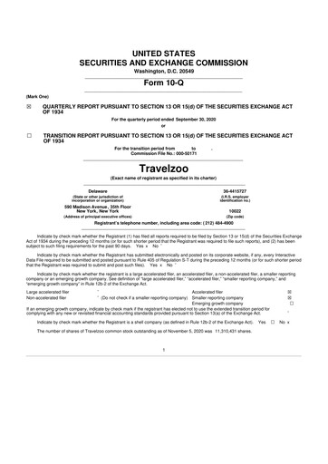 Thumbnail Travelzoo 10-Q Quarterly Report FY2020 