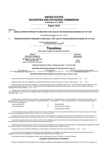 Thumbnail Travelzoo 10-K Annual Report 