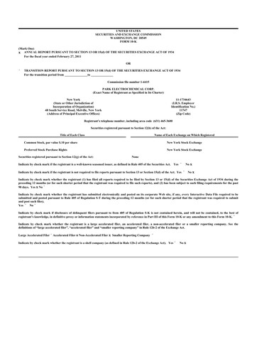 Thumbnail Park Aerospace 10-K Annual Report 