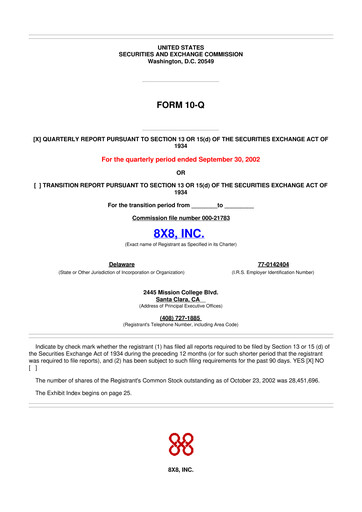 Thumbnail 8x8
 10-Q Quarterly Report FY 