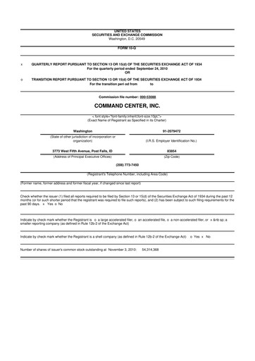 Miniature HireQuest 10-Q Rapport trimestriel  