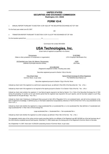 Thumbnail Cantaloupe 10-K Annual Report 