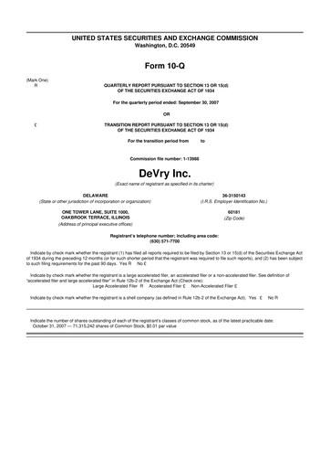 Thumbnail Adtalem Global Education
 10-Q Quarterly Report FY 