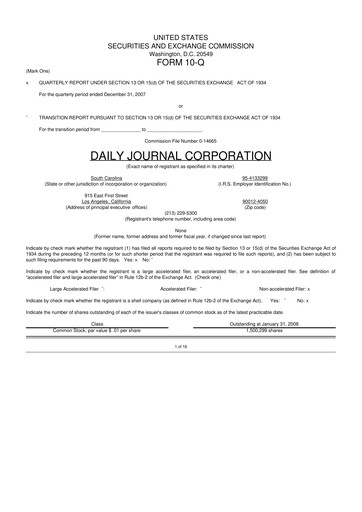 Thumbnail Daily Journal 10-Q Quarterly Report FY 