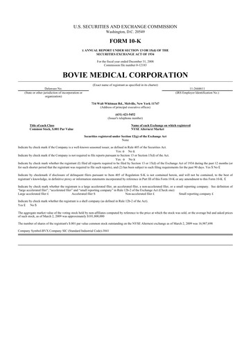 Thumbnail Apyx Medical 10-K Annual Report 
