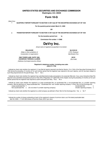 Thumbnail Adtalem Global Education
 10-Q Quarterly Report FY 