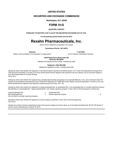 Vorschaubild Opus Genetics 10-Q Quartalsbericht  