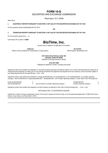 Thumbnail Lineage Cell Therapeutics
 10-Q Quarterly Report FY 