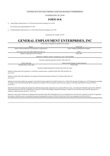 Thumbnail GEE Group 10-K Annual Report 