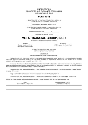 Thumbnail Pathward Financial
 10-Q Quarterly Report FY 