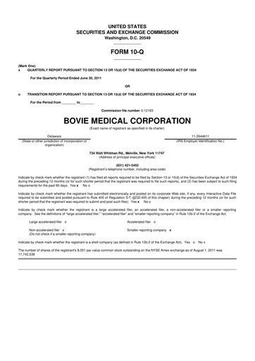 Thumbnail Apyx Medical 10-Q Quarterly Report FY2011 
