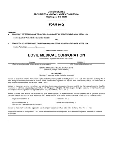 Thumbnail Apyx Medical 10-Q Quarterly Report FY2011 