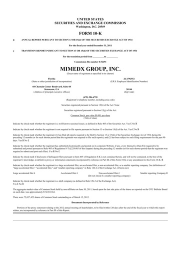 Vorschaubild MiMedx Group 10-K Jahresbericht 2011