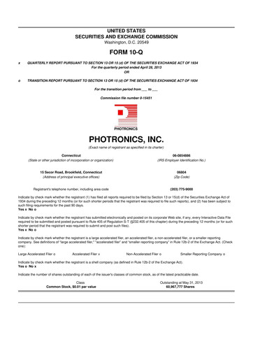 Thumbnail Photronics 10-Q Quarterly Report FY2013 