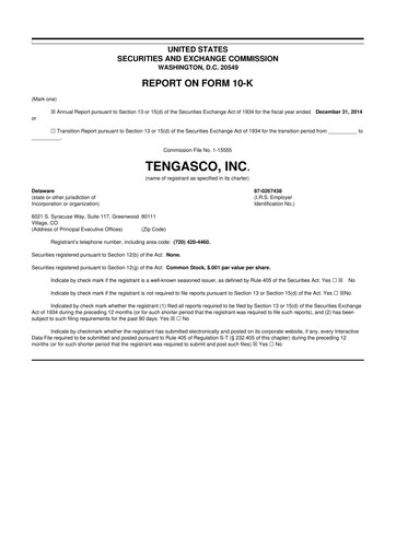 Miniature Riley Exploration Permian 10-K Rapport annuel 2014