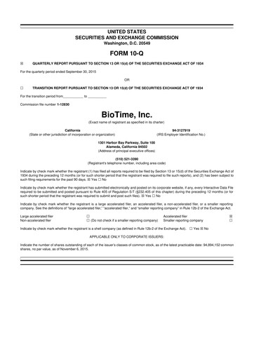 Thumbnail Lineage Cell Therapeutics
 10-Q Quarterly Report FY2015 
