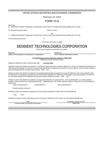Thumbnail Sensient Technologies
 10-Q Quarterly Report FY2016 