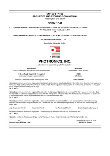 Thumbnail Photronics 10-Q Quarterly Report FY2016 