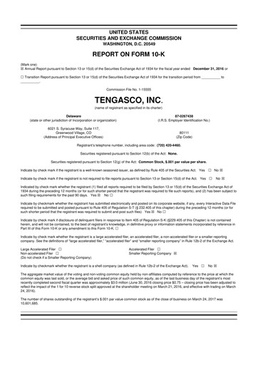 Miniature Riley Exploration Permian 10-K Rapport annuel 2016