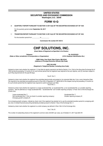 Thumbnail Nuwellis 10-Q Quarterly Report FY2017 