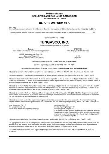 Miniature Riley Exploration Permian 10-K Rapport annuel 2017
