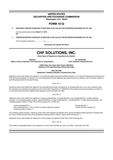 Thumbnail Nuwellis 10-Q Quarterly Report FY2018 