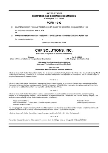 Thumbnail Nuwellis 10-Q Quarterly Report FY2018 