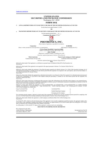 Thumbnail Photronics 10-K Annual Report 2018