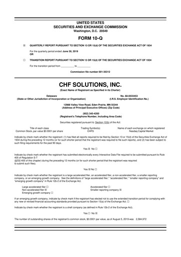 Thumbnail Nuwellis 10-Q Quarterly Report FY2019 