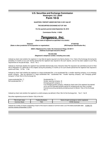 Thumbnail Riley Exploration Permian 10-Q Quarterly Report FY2019 