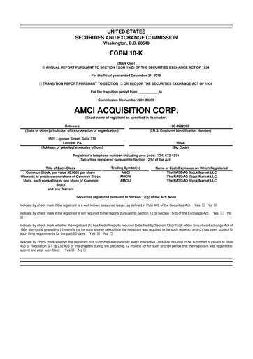 Thumbnail Advent Technologies 10-K Annual Report 2019